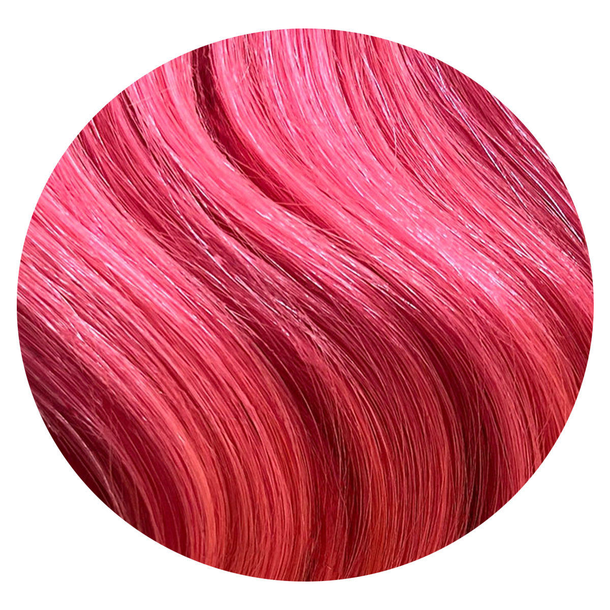 Tape Hair Extensions 21" Pink