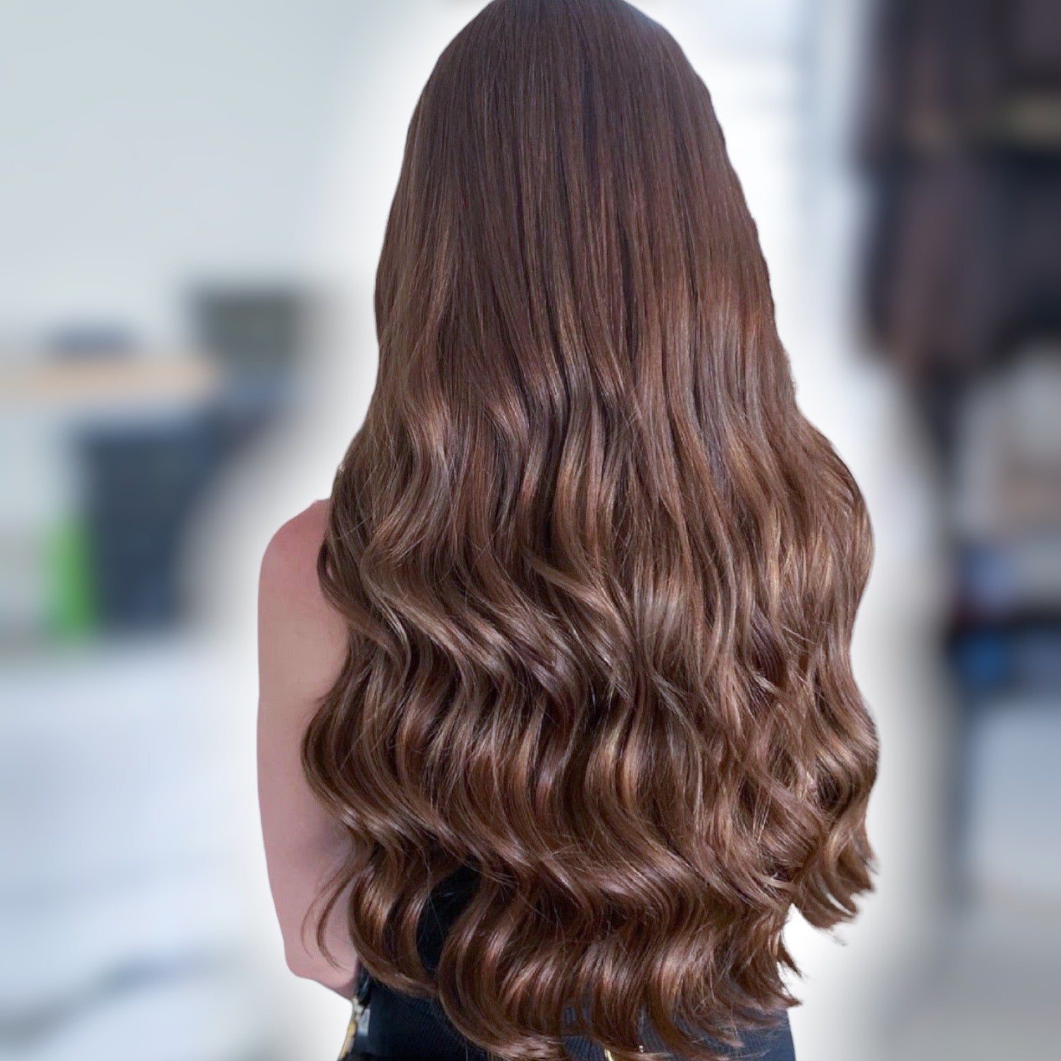 Weft Hair Extensions #4 Chestnut Brown 17” 60 Grams