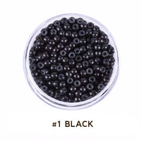 Nano Beads 3mm Silicone Lined for Hair Extensions 1000 Pcs