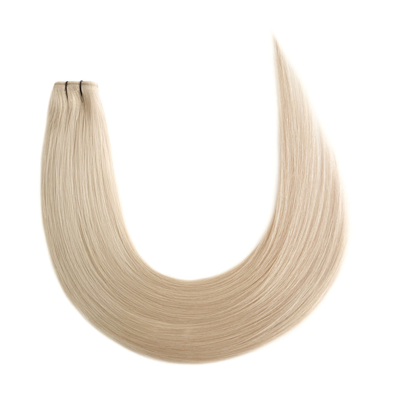 Flat Weft Hair Extensions - #18a Ash Blonde 22"