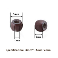 Nano Beads 3mm Silicone Lined for Hair Extensions 200 Pcs