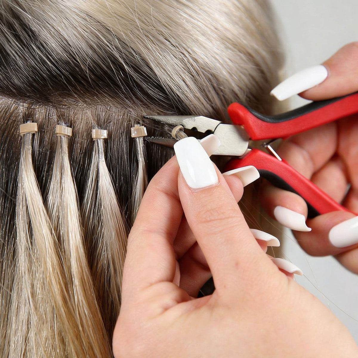 Removing Microbead I Tip Hair Extensions