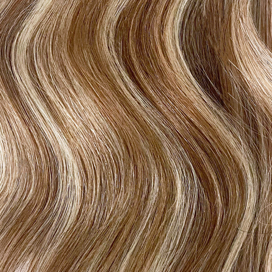 Nano Hair Extensions #10/613 Caramel & Bleach Blonde Highlights
