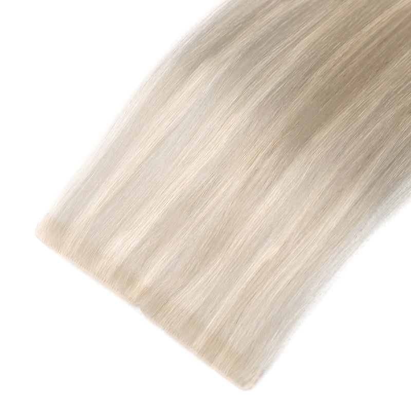 Invisible Tape Hair Extensions #17/1001 Dark Ash & Pearl Blonde Mix