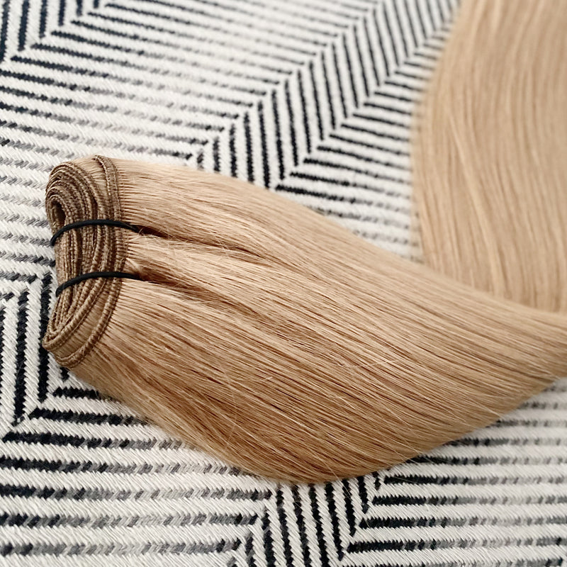 Weft Hair Extensions 25" #18 Honey Blonde SALE 70 Grams