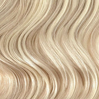 Genius Weft Hair Extensions   #18a/60 Ash Blonde and Platinum Blonde Highlights