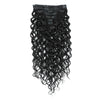 Curly Clip In Hair Extensions 3b #1b Natural Black