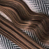 Clip In Volumiser Bangs Layers - Invisible Seamless 1 Pc #2/10 Dark Brown Caramel Mix