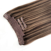 Halo Hair Extensions #2/12 Dark Brown & Dirty Blonde Mix