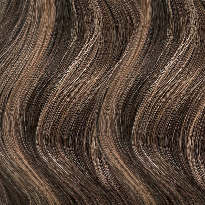 Keratin Bond Hair Extensions 25" #2/12 Dark Brown Dirty Blonde Mix SALE 50 Grams
