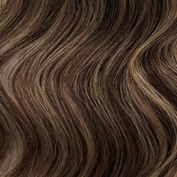 Micro Bead Hair Extensions I Tip #2/16 Dark Brown Natural Blonde Highlights