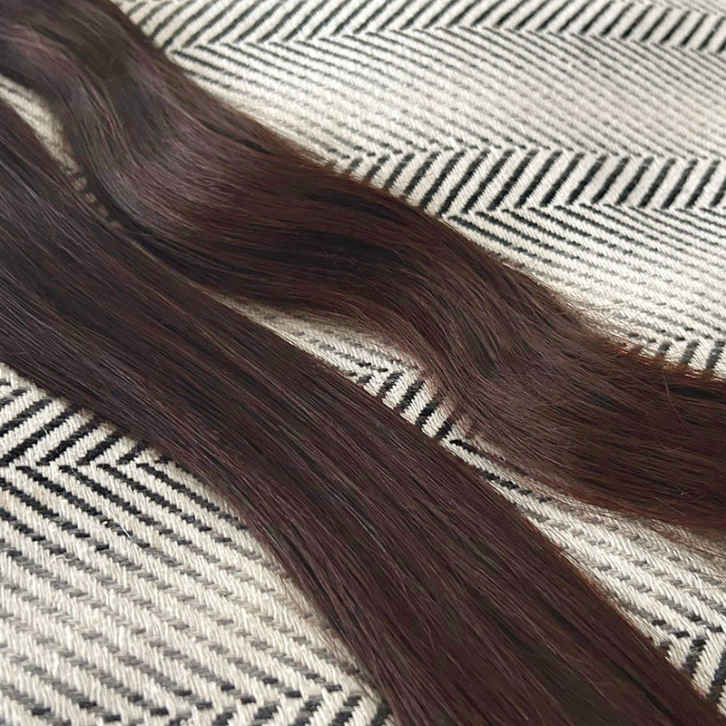 Invisible Tape Hair Extensions #2 Dark Brown Skin Weft