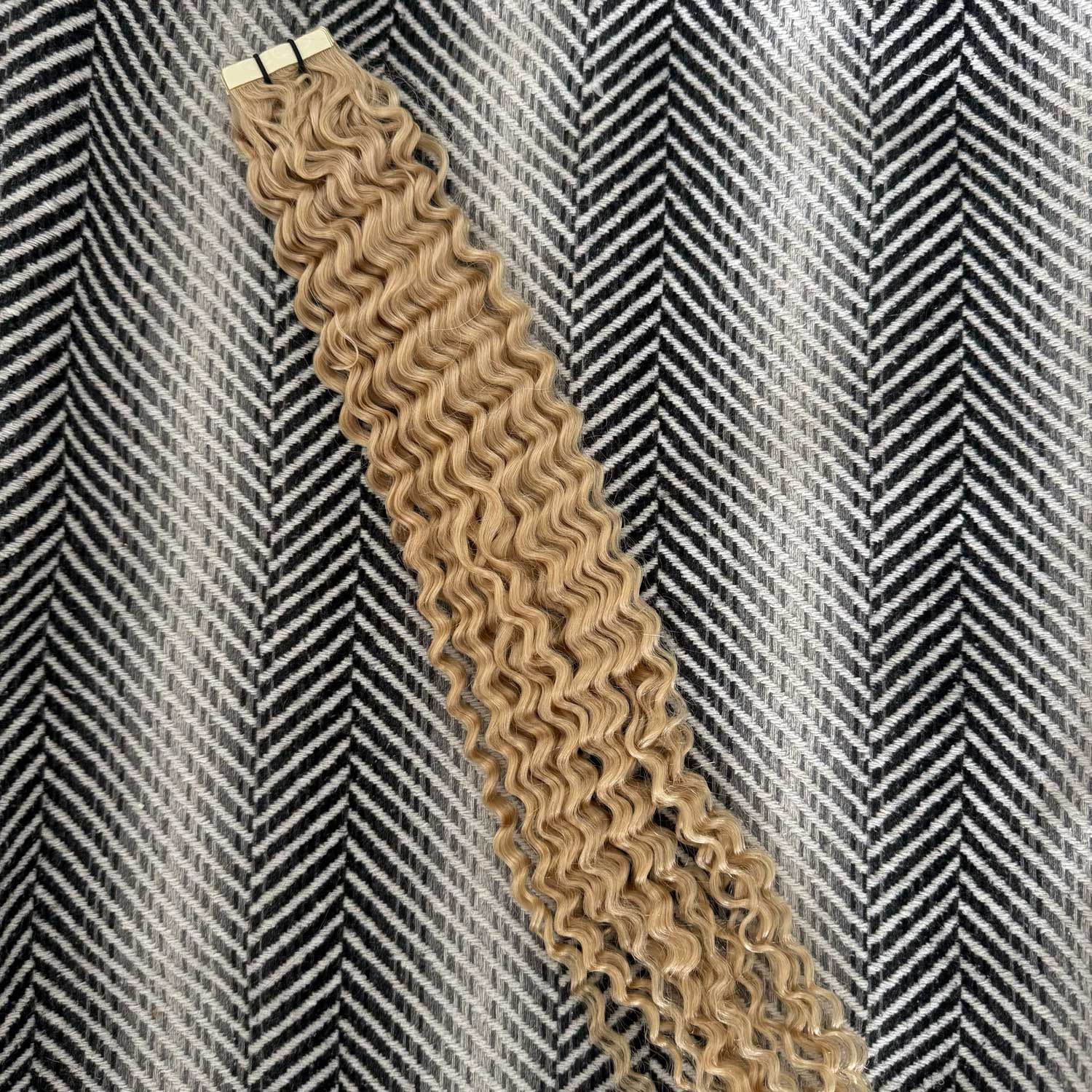 Curly Tape Hair Extensions 3C #22 Sandy Blonde  20" SALE