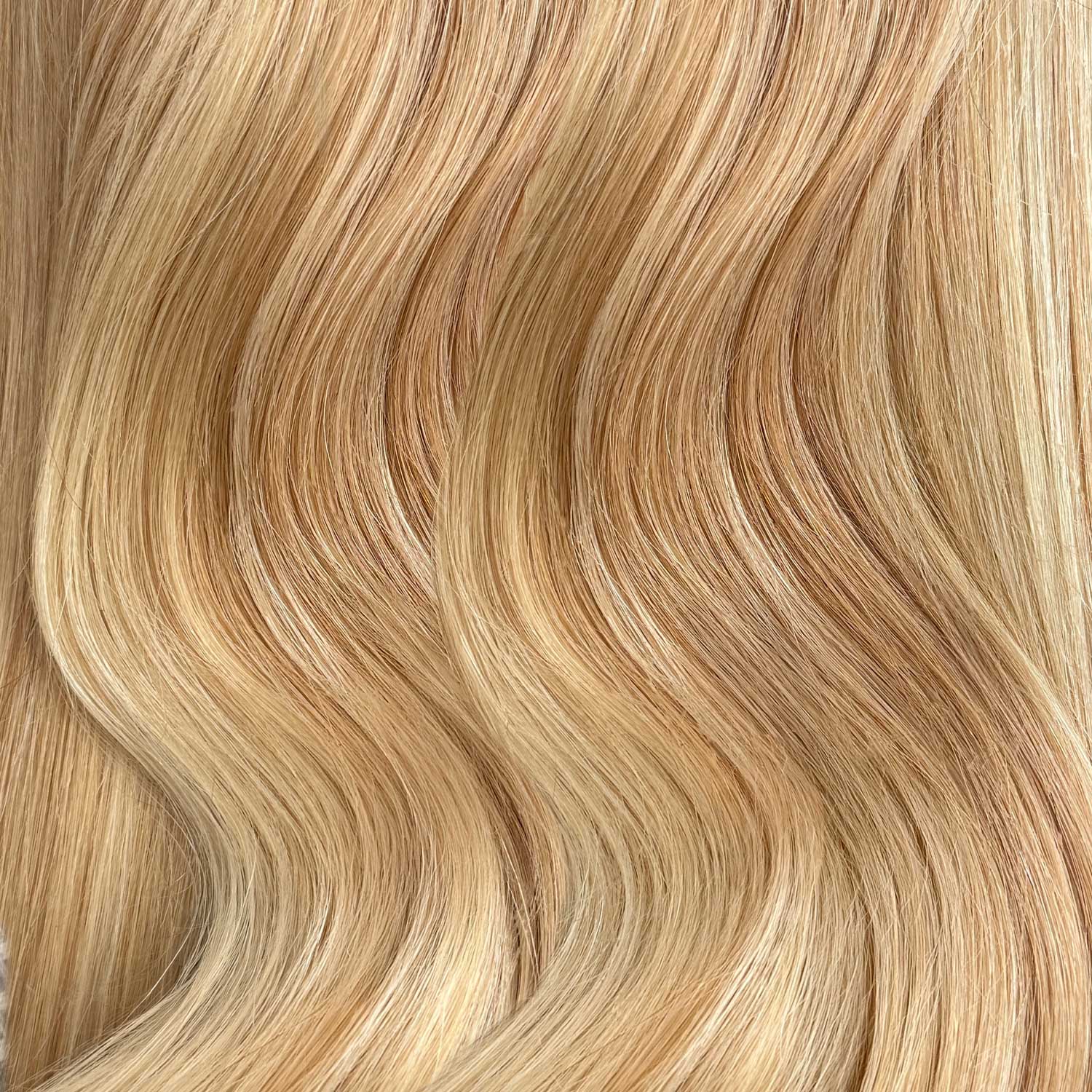 Micro Bead Hair Extensions I Tip #27/60 Bronzed & Platinum Blonde Mix