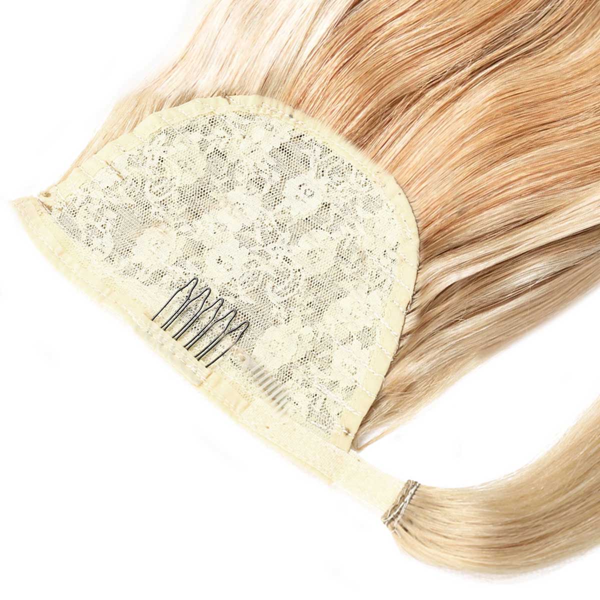 Ponytail Hair Extensions #27/60 Bronzed Platinum Blonde Mix 21" SALE