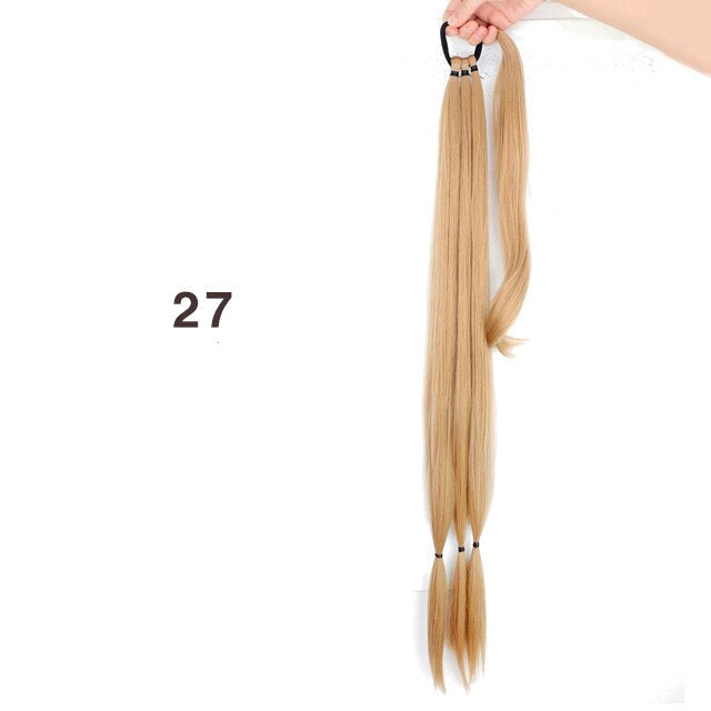 Long Braided Ponytail Extension 30"