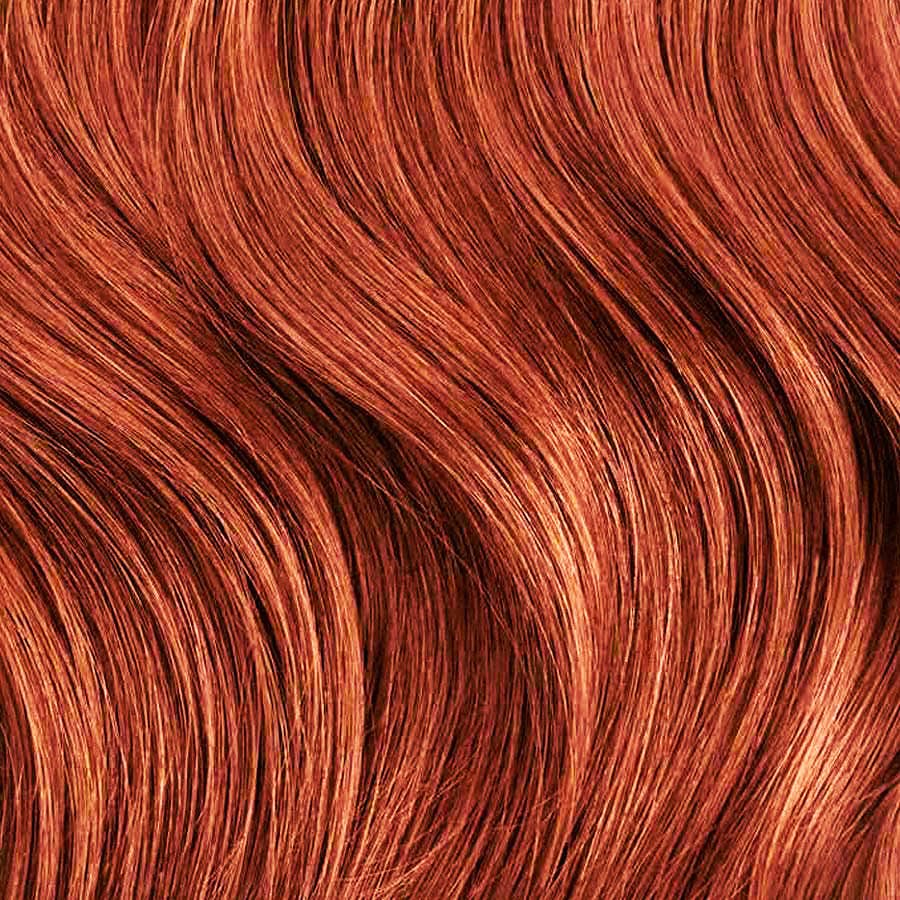 Curly Ponytail Human Hair Extensions #350 Copper