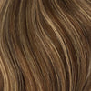 Tape Hair Extensions 21" #4/27 Chestnut Brown and Bronzed Blonde