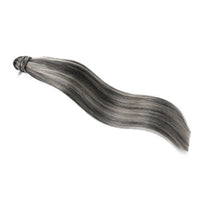 Ponytail Hair Extensions #1b/Grey Salt and Pepper