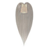 Human Hair Topper #S1 Grey