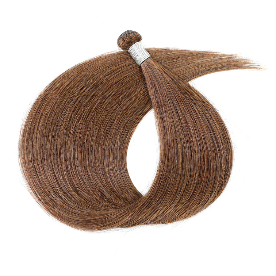 Genius Weft Hair Extensions   #6 Medium Brown