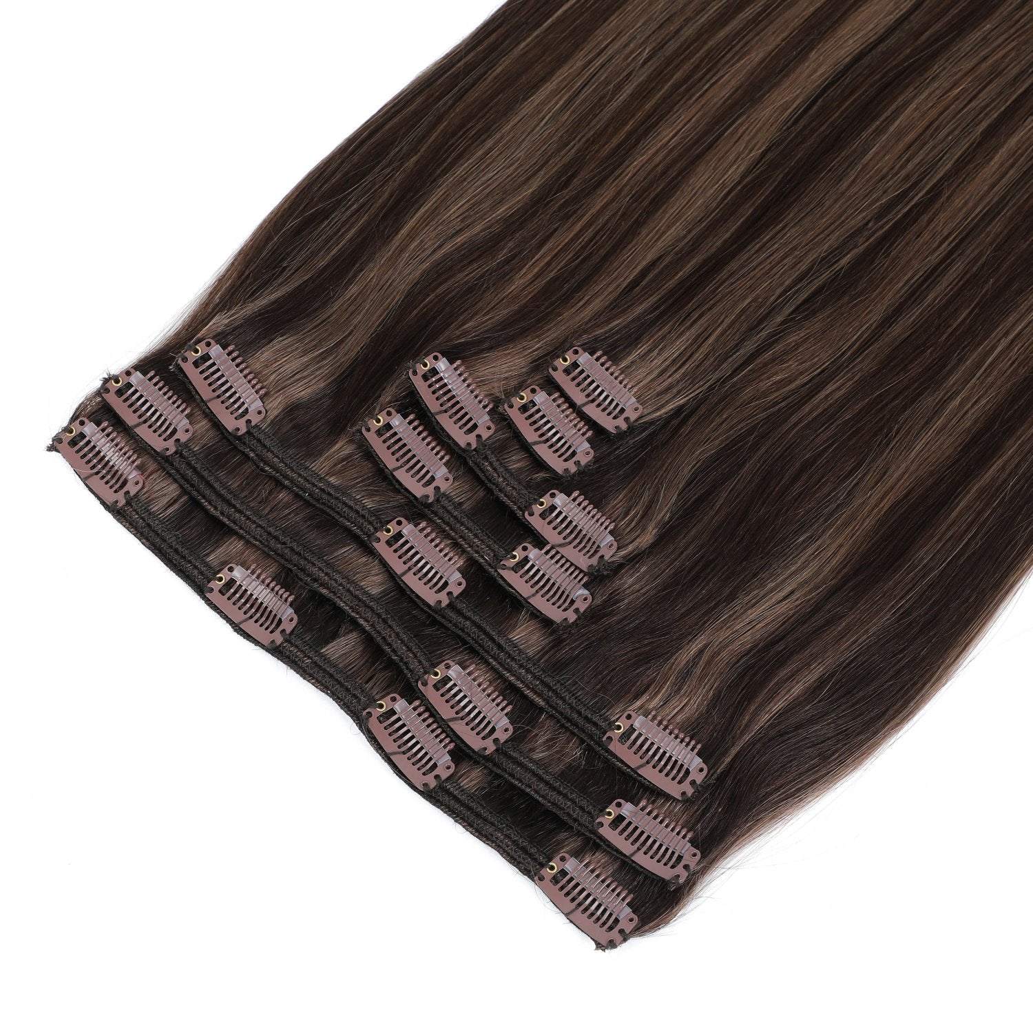 Real Remy Human Hair Natural Clip In Hair Extensions