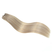 Weft Hair Extensions 25" #17/17/1001 Dark Ash Blonde and Pearl Blonde Mix