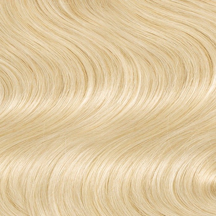 Genius Weft Hair Extensions #60 Platinum Blonde