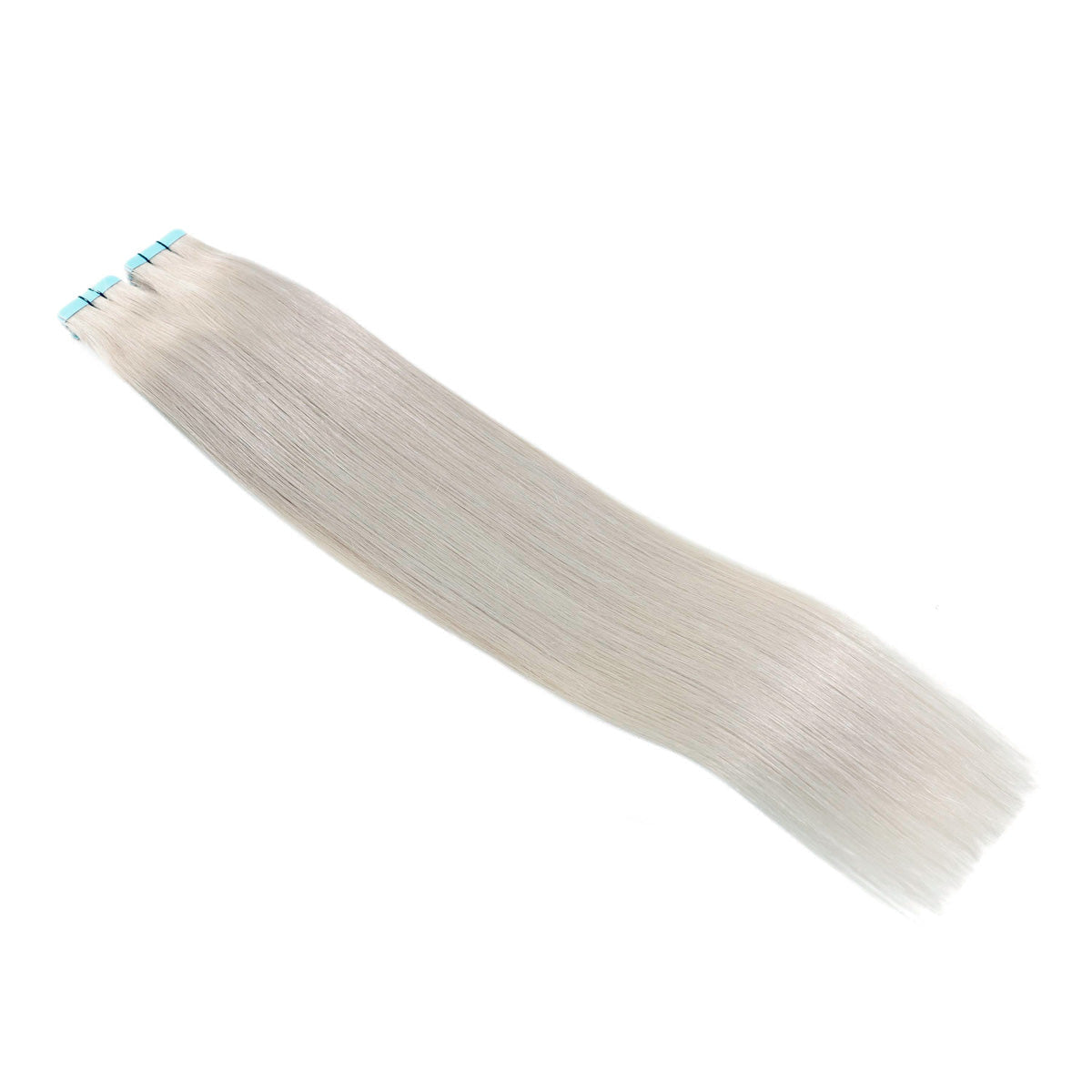 Tape Hair Extensions 25" #60a Silver White Blonde