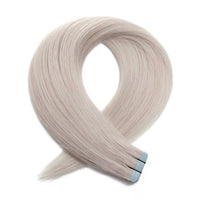 Tape Hair Extensions 18" #60a Cool Platinum Blonde SALE 20 Grams
