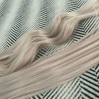Genius Weft Hair Extensions   #60a White Silver Blonde