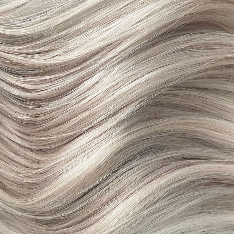 Micro Bead Hair Extensions I Tip #60a Silver White Blonde
