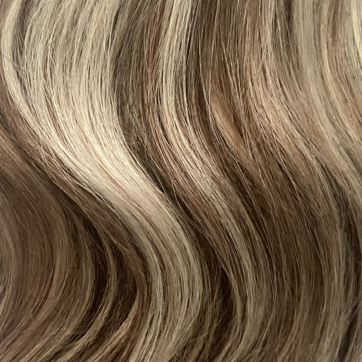 Halo Hair Extensions #6/60  Medium Brown Platinum Blonde Mix