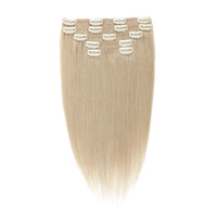 Clip In Hair Extensions #18a Ash Blonde 13"