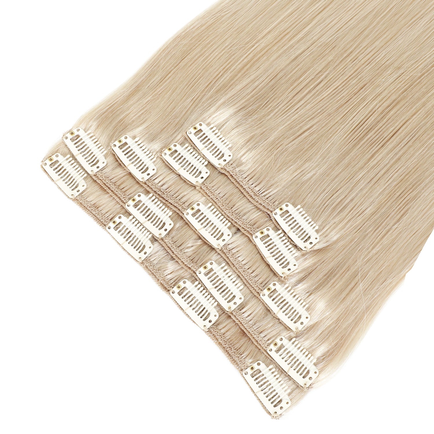 Clip In Hair Extensions #18a Ash Blonde 13"