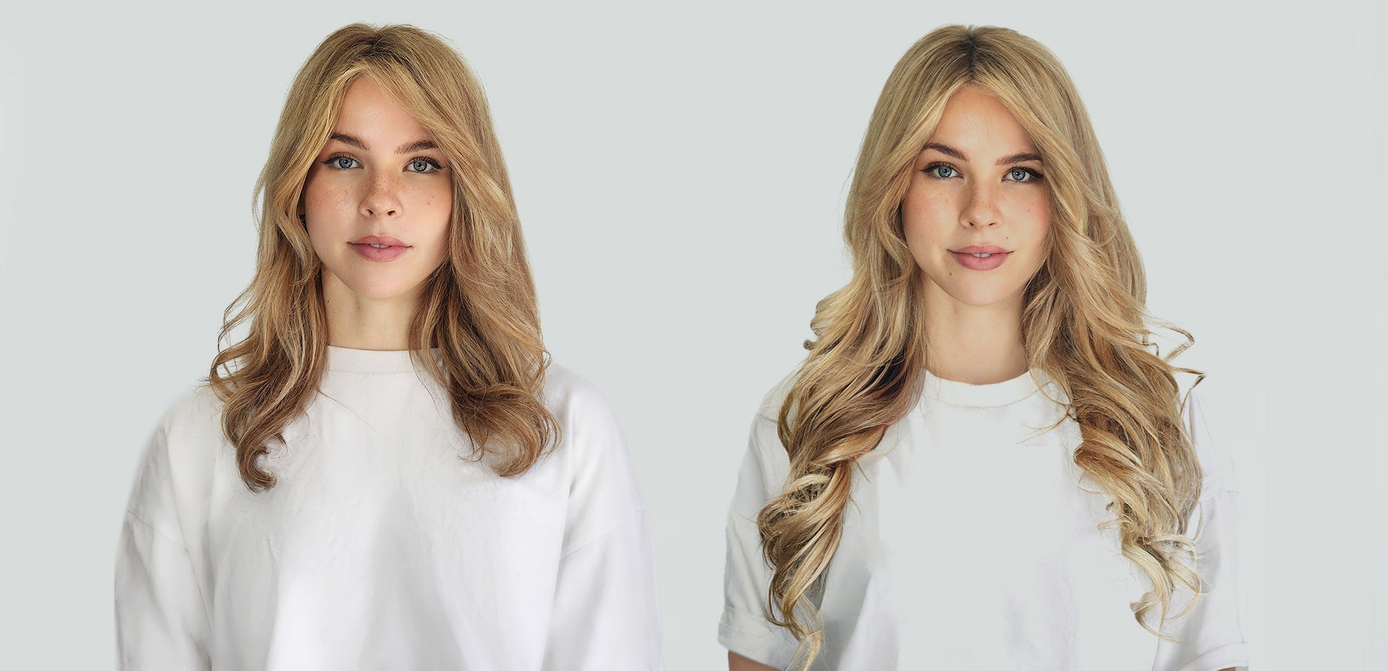 Hair Extensions Online Before and After