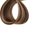 Weft Hair Extensions #4/27 Chestnut & Bronzed Blonde Mix 21"