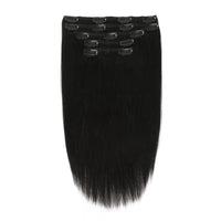 Clip In Hair Extensions #1b Natural Black 13"