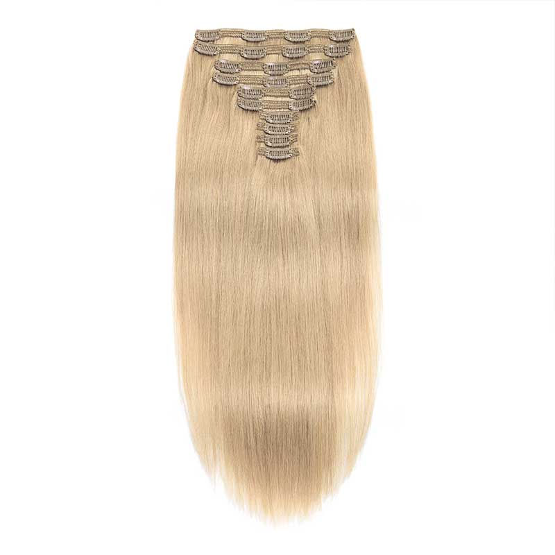 Clip In Hair Extensions 21" #22 Sandy Blonde