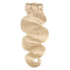Clip In Wavy Human Hair Extensions #51 Champagne Blonde 22 Inch