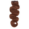 Clip In Wavy Human Hair Extensions #30 Medium Copper