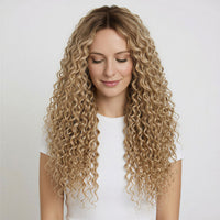 Curly Clip In Hair Extensions 3B #27 Bronzed Blonde