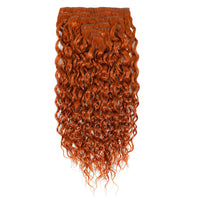 Curly Clip In Hair Extensions 3b #350 Copper