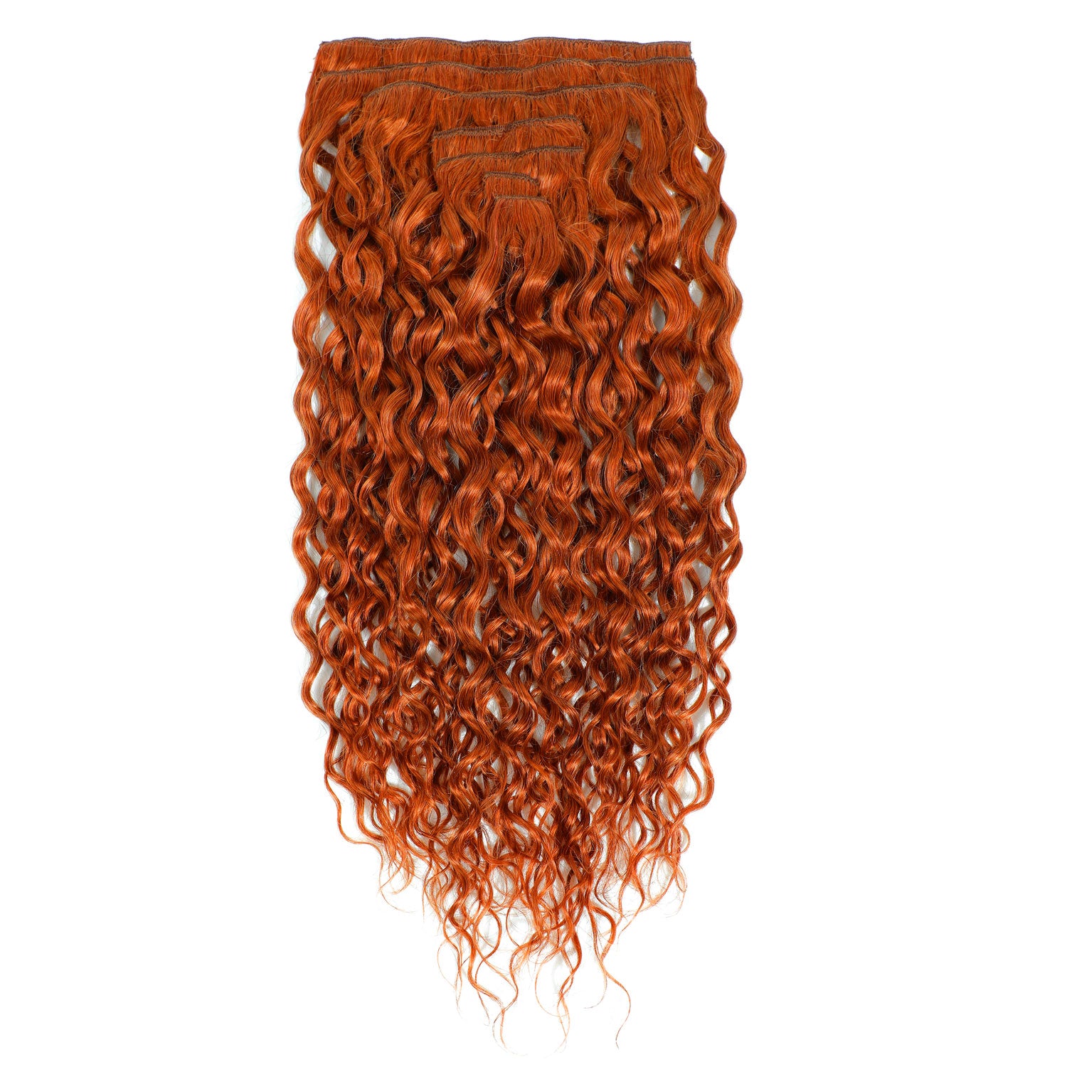 Curly Clip In Hair Extensions 3b #350 Copper