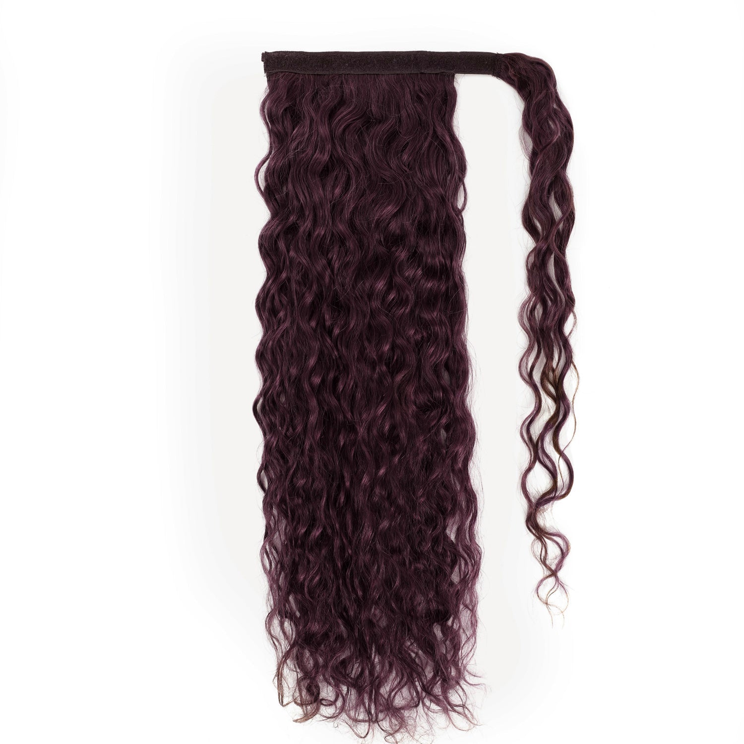 Curly Ponytail Hair Extensions #99j Burgundy
