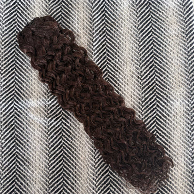 Dark Brown Curly Hair Extensions