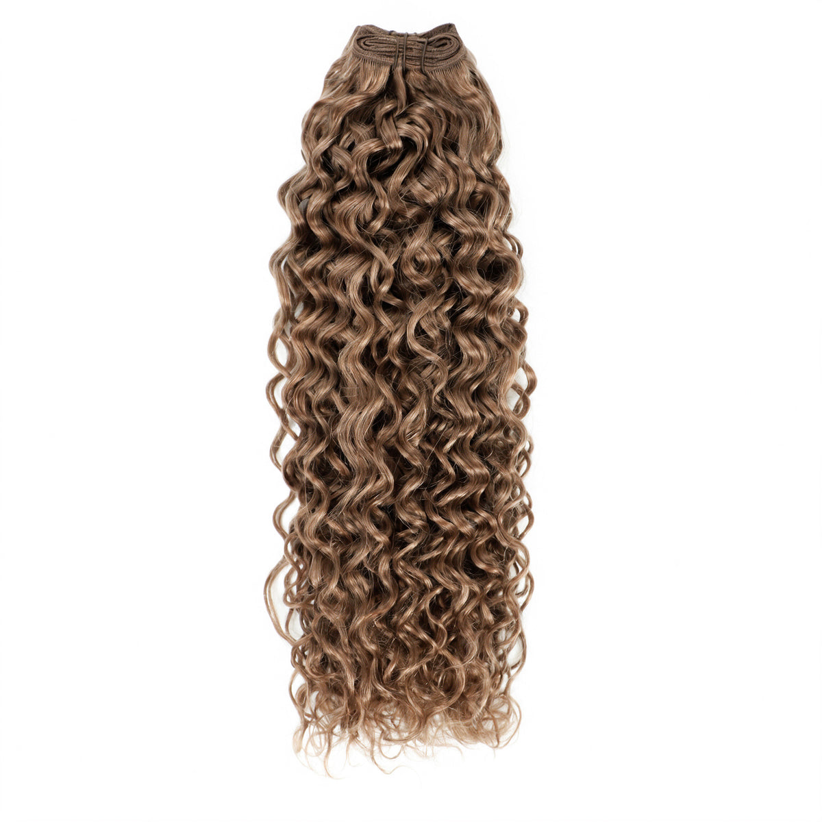 Weft Curly Hair Extensions 3B #12 Dirty Blonde