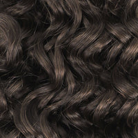 Weft Curly Hair Extensions  #2c Chocolate Brown