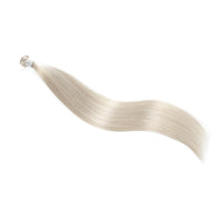 Genius Weft Hair Extensions #18b/1001 Dark Ash and Pearl Blonde Mix
