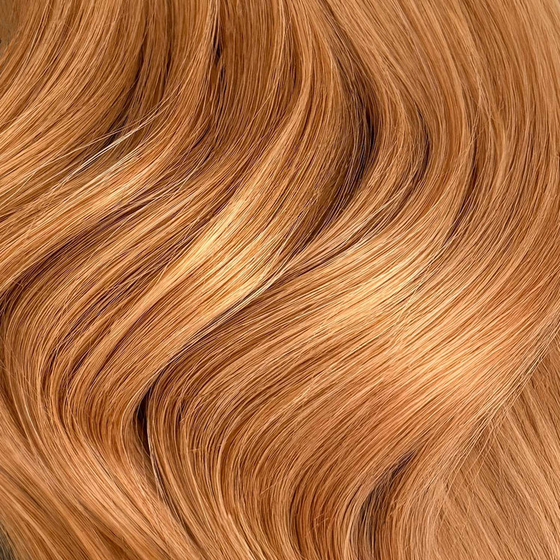 Copper Hair Rings Nano Ring Hair Extensions #38 Golden Copper